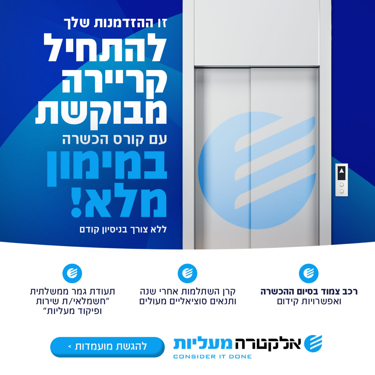 קריאייטיב גיוס לאלקטרה מעליות
